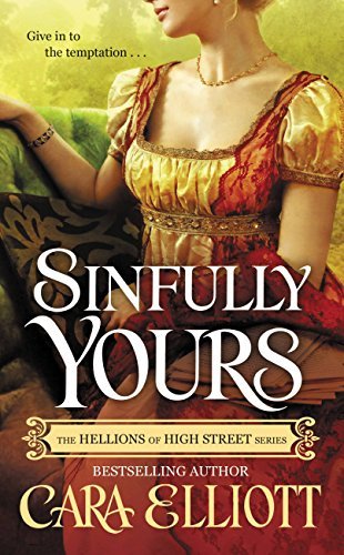 Book cover for "Sinfully Yours" by Andrea Penrose