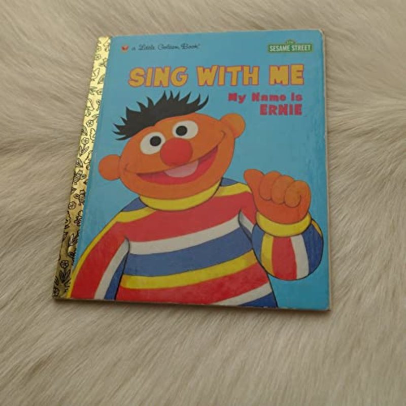 Book cover for "Sing with Me My Name is Ernie" by Tish Rabe