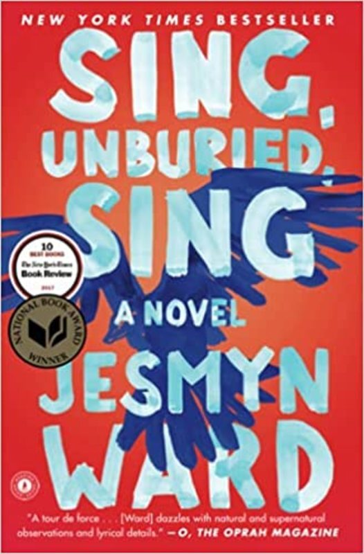Book cover for "Sing, Unburied, Sing" by Jesmyn Ward