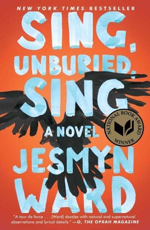 Book cover for "Sing, Unburied, Sing" by Jesmyn Ward