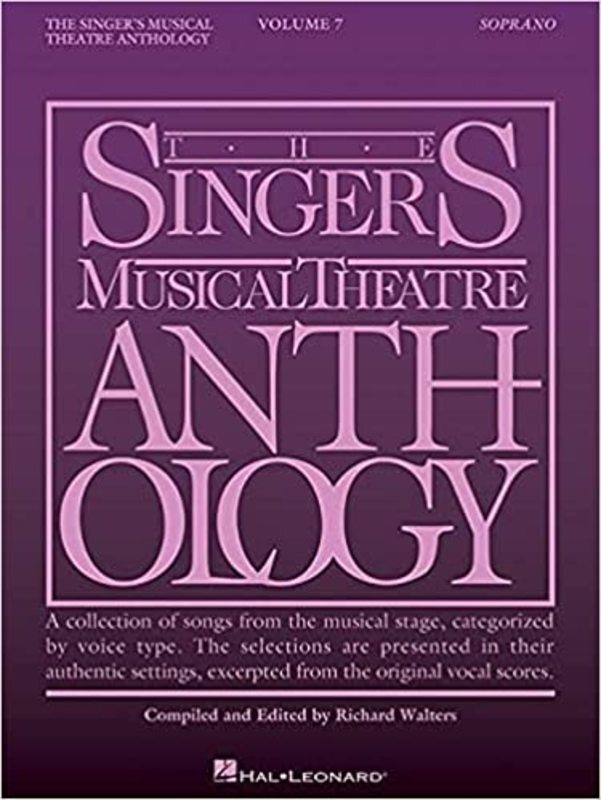 Book cover for "Singer's Musical Theatre Anthology" by Richard Walters