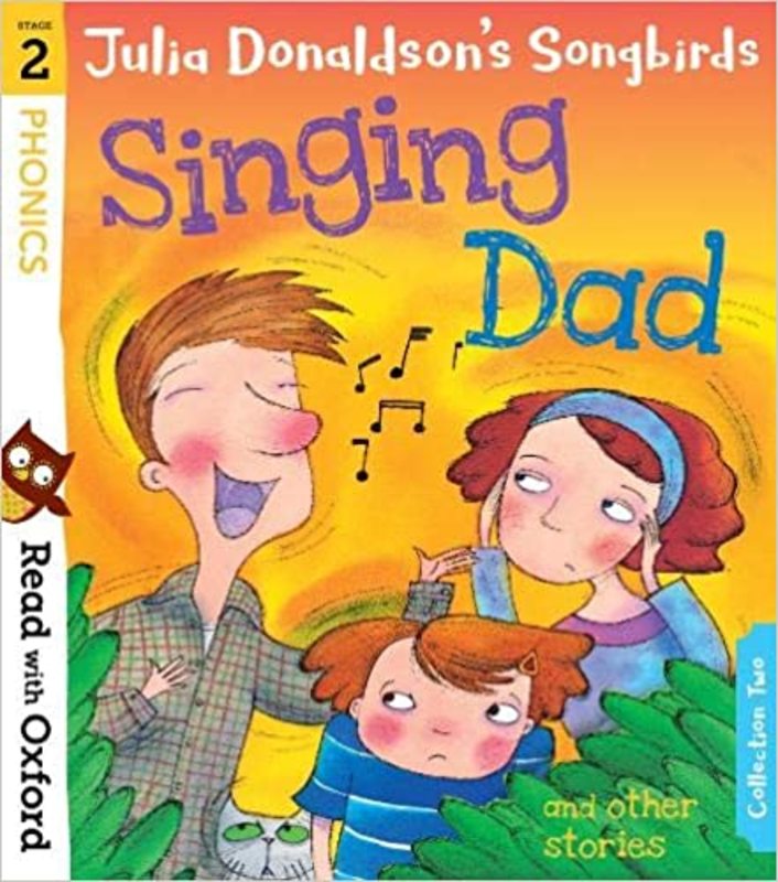 Book cover for "Singing Dad" by Julia Donaldson