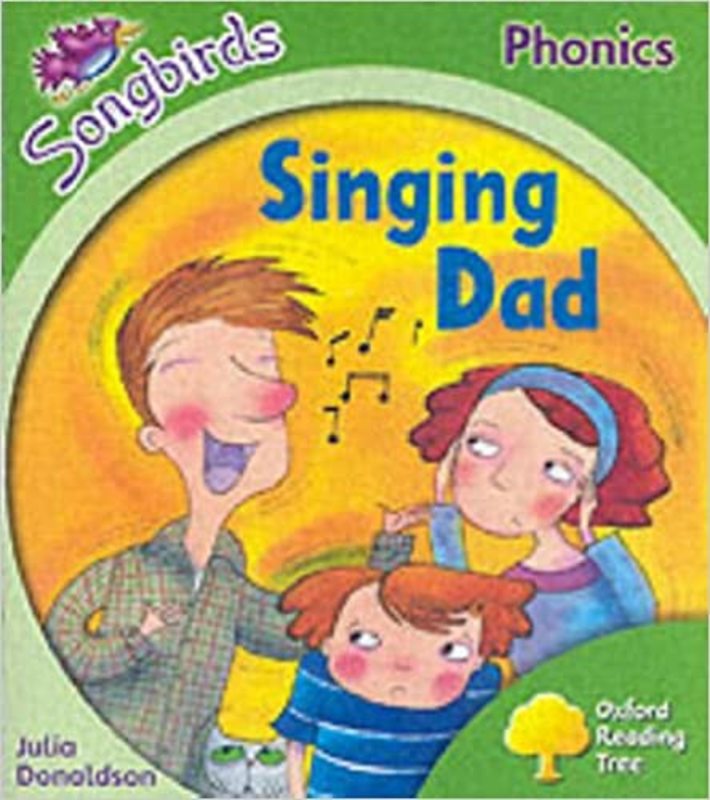 Book cover for "Singing Dad" by Julia Donaldson