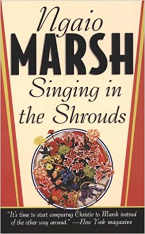 Book cover for "Singing in the Shrouds" by Ngaio Marsh