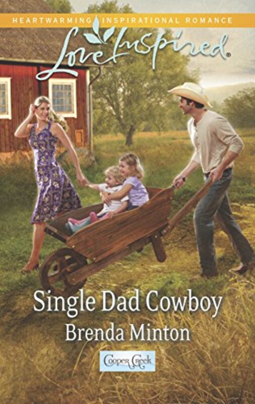 Book cover for "Single Dad Cowboy" by Brenda Minton