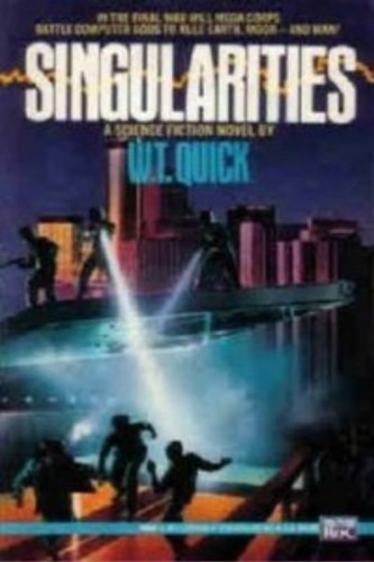 Book cover for "Singularities" by WT Quick