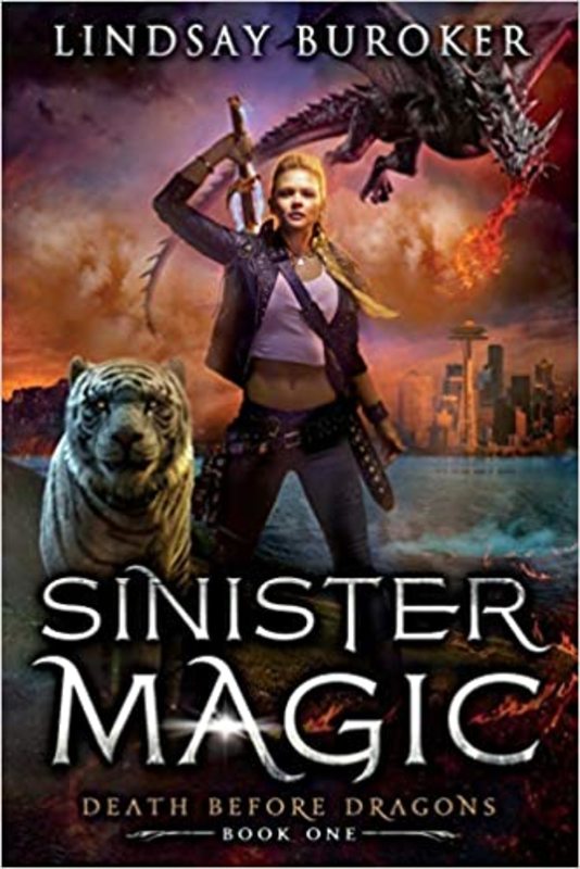 Book cover for "Sinister Magic" by Lindsay Buroker