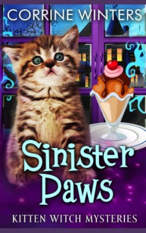 Book cover for "Sinister Paws" by Corrine Winters