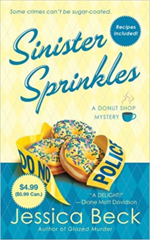 Book cover for "Sinister Sprinkles" by Jessica Beck