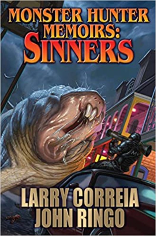 Book cover for "Sinners" by Larry Correia