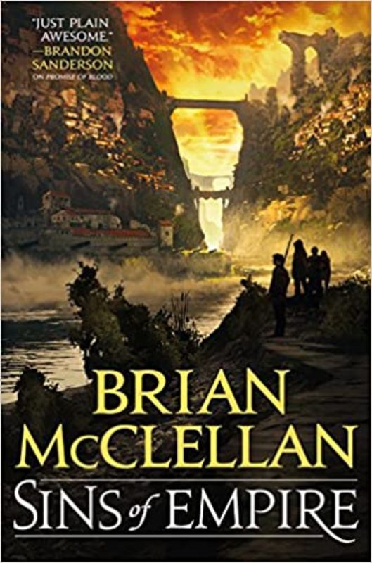 Book cover for "Sins of Empire" by Brian McClellan