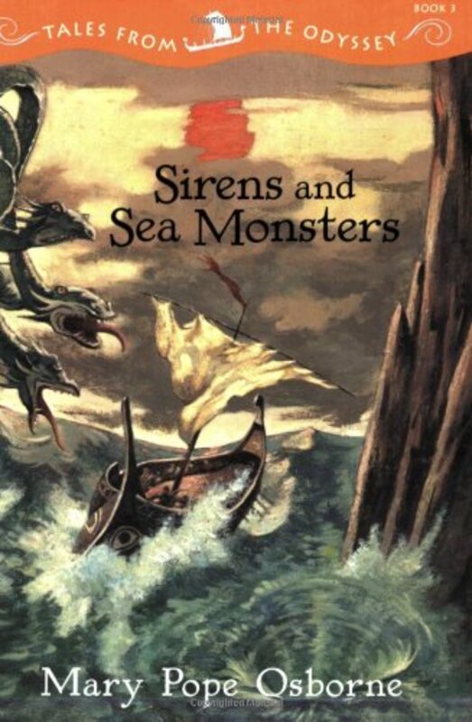 Book cover for "Sirens and Sea Monsters" by Mary Pope Osborne