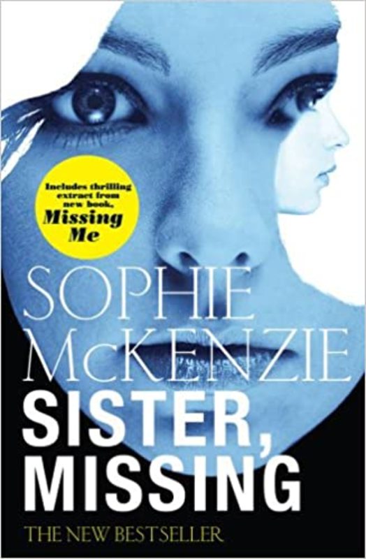 Book cover for "Sister, Missing" by Sophie McKenzie