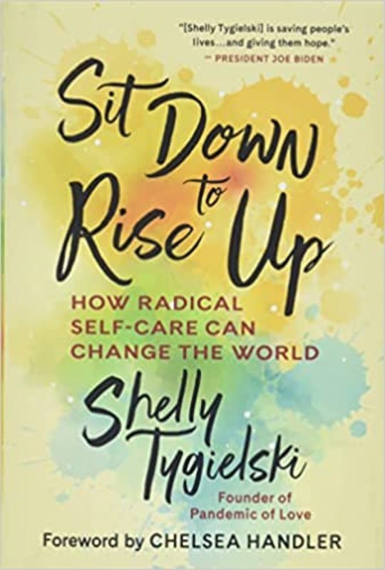 Book cover for "Sit Down to Rise Up" by Shelly Tygielski