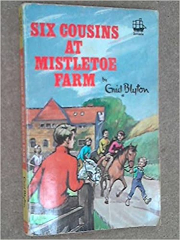 Book cover for "Six Cousins At Mistletoe Farm" by Enid Blyton