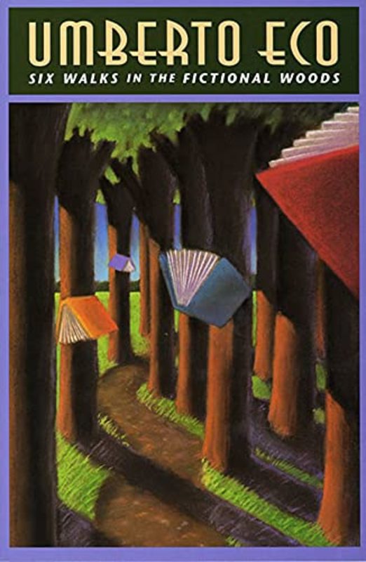 Book cover for "Six Walks in the Fictional Woods" by Umberto Eco