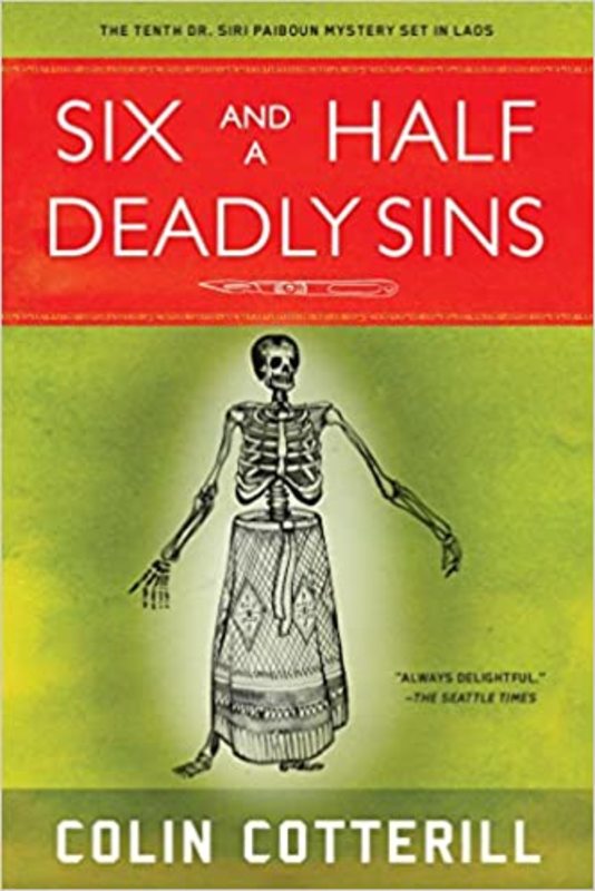 Book cover for "Six and a Half Deadly Sins" by Colin Cotterill
