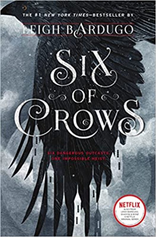Book cover for "Six of Crows"