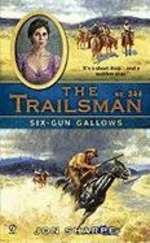 Book cover for "Six-Gun Gallows" by Jon Sharpe