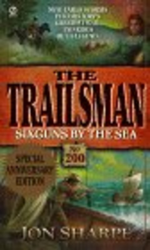 Book cover for "Sixguns by the Sea" by Jon Sharpe