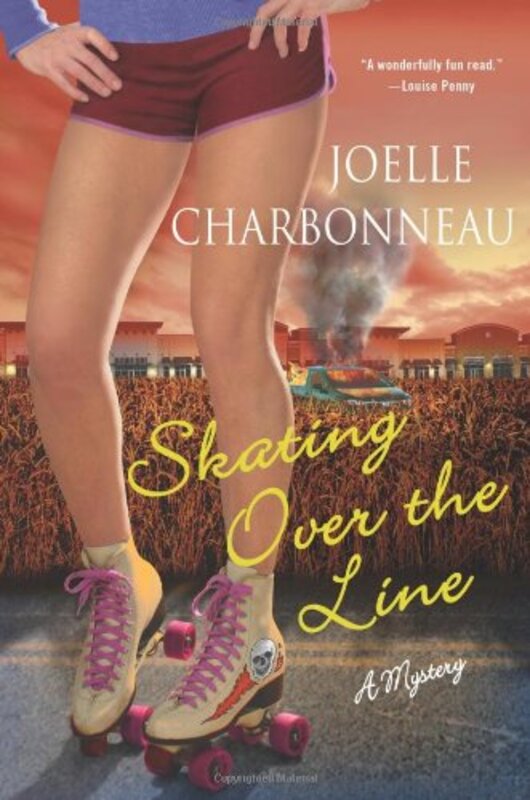 Book cover for "Skating Over the Line" by Joelle Charbonneau