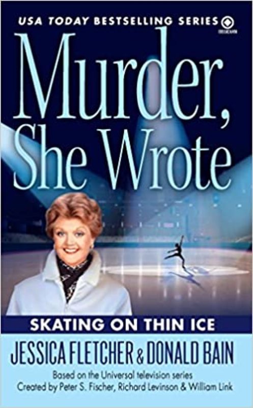 Book cover for "Skating on Thin Ice" by Jessica Fletcher