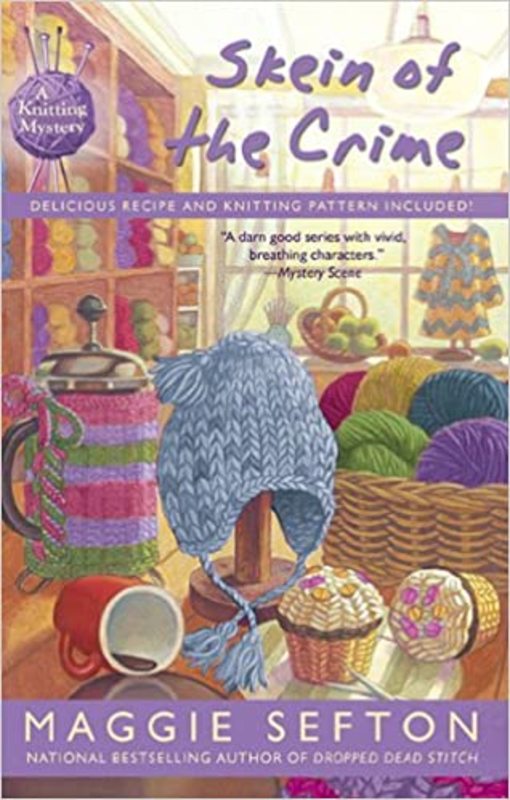 Book cover for "Skein of the Crime" by Maggie Sefton