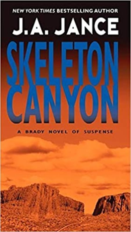 Book cover for "Skeleton Canyon" by J. A. Jance