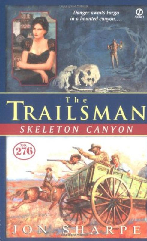 Book cover for "Skeleton Canyon" by Jon Sharpe