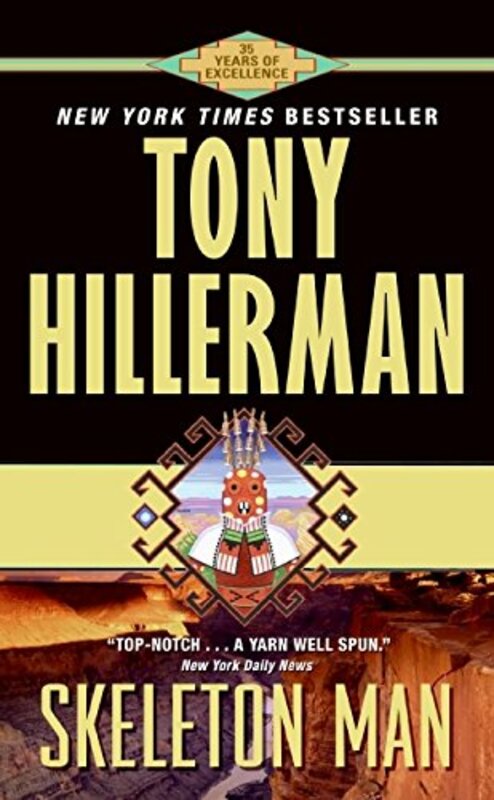 Book cover for "Skeleton Man" by Tony Hillerman