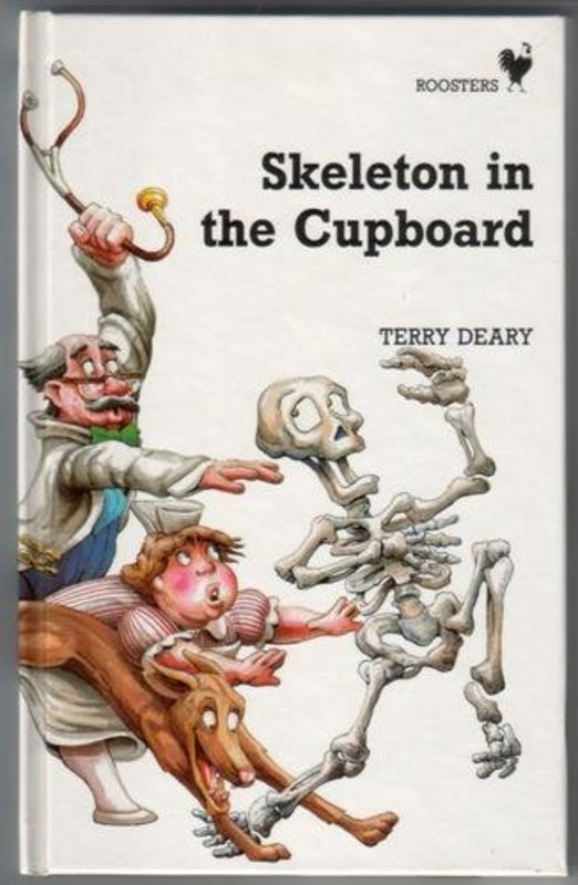Book cover for "Skeleton in the Cupboard" by Terry Deary