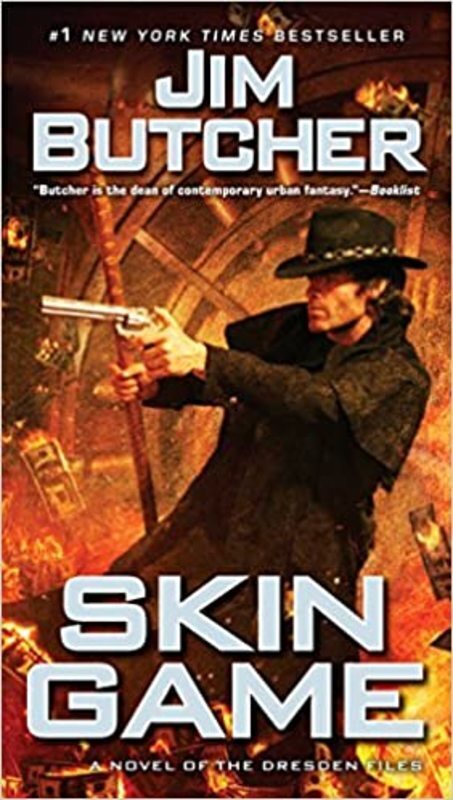 Book cover for "Skin Game" by Jim Butcher