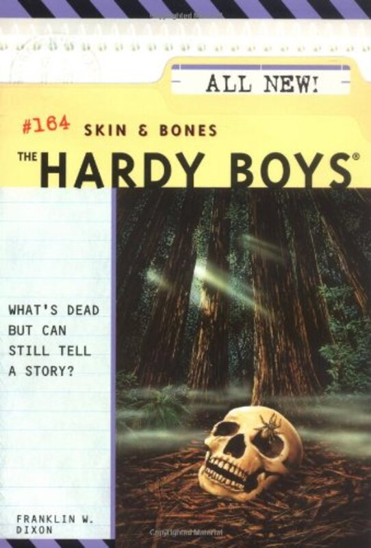 Book cover for "Skin and Bones" by Franklin W Dixon