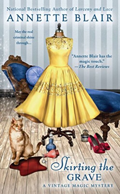 Book cover for "Skirting The Grave" by Annette Blair