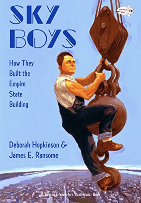 Book cover for "Sky Boys" by James E Ransome
