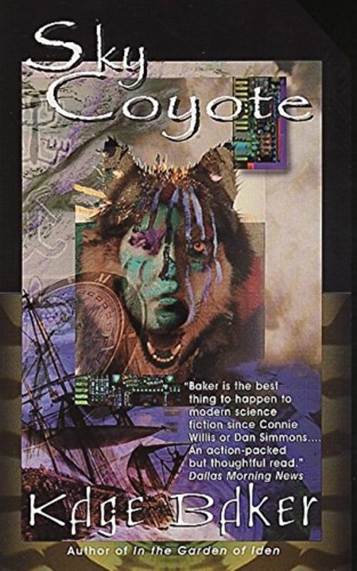 Book cover for "Sky Coyote" by Kage Baker