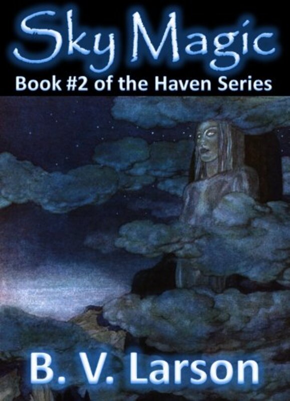 Book cover for "Sky Magic" by BV Larson