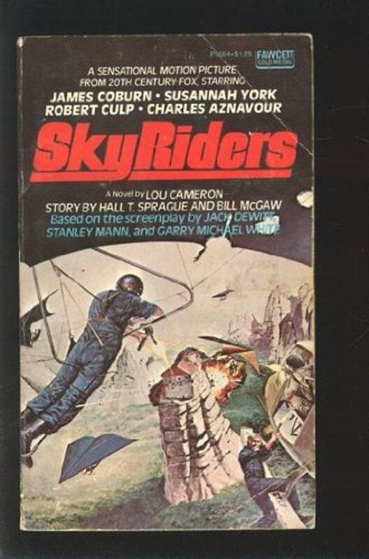 Book cover for "Sky Riders" by Lou Cameron