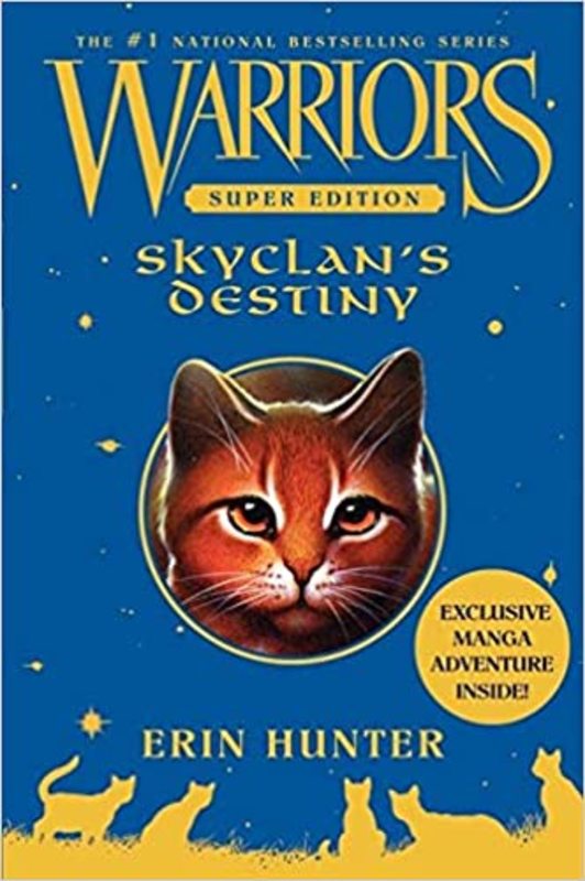 Book cover for "SkyClan's Destiny" by Erin Hunter