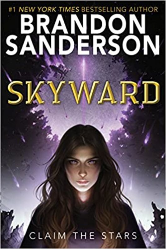 Book cover for "Skyward"