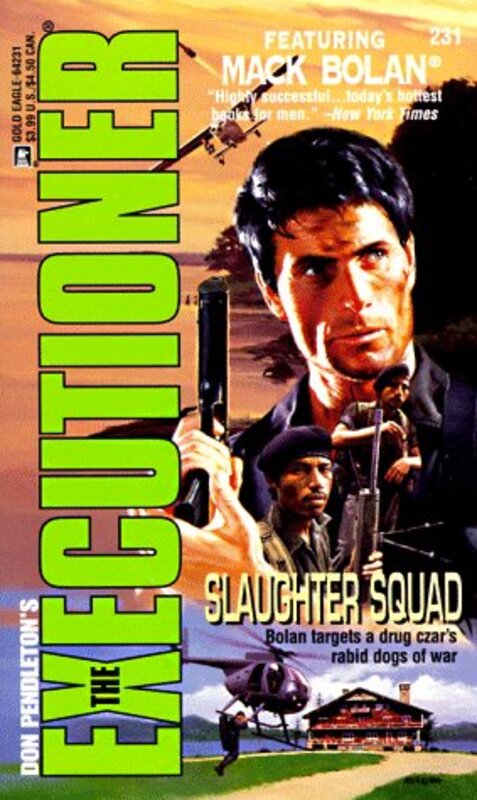 Book cover for "Slaughter Squad" by Don Pendleton