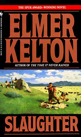 Book cover for "Slaughter" by Elmer Kelton