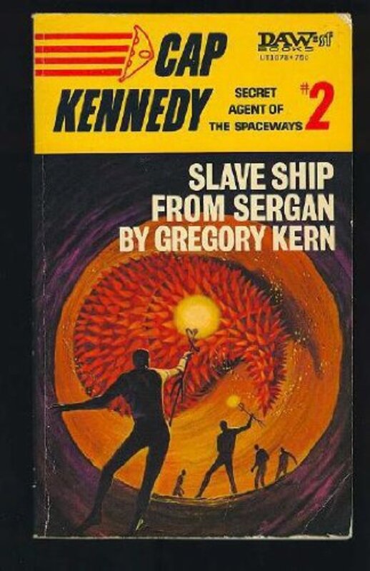 Book cover for "Slave Ship from Sergan" by EC Tubb