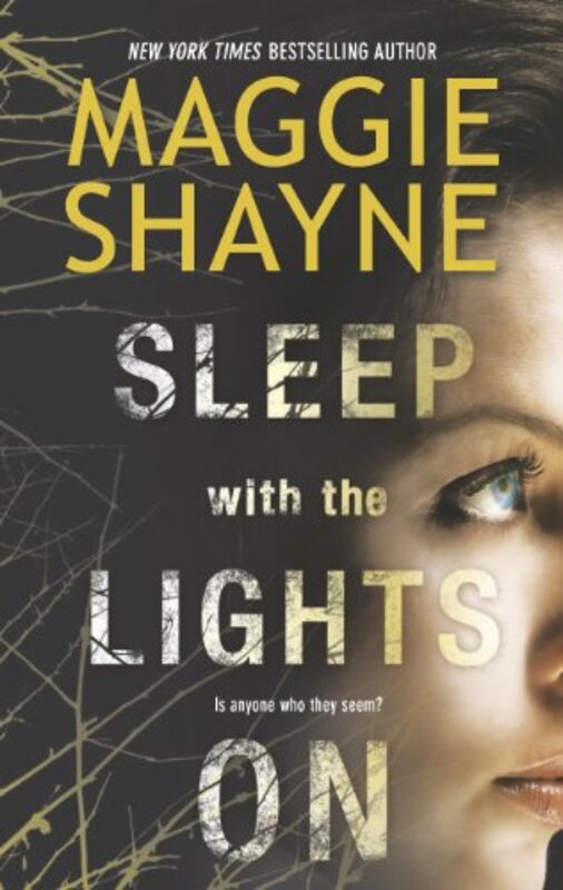 Book cover for "Sleep with the Lights On" by Maggie Shayne