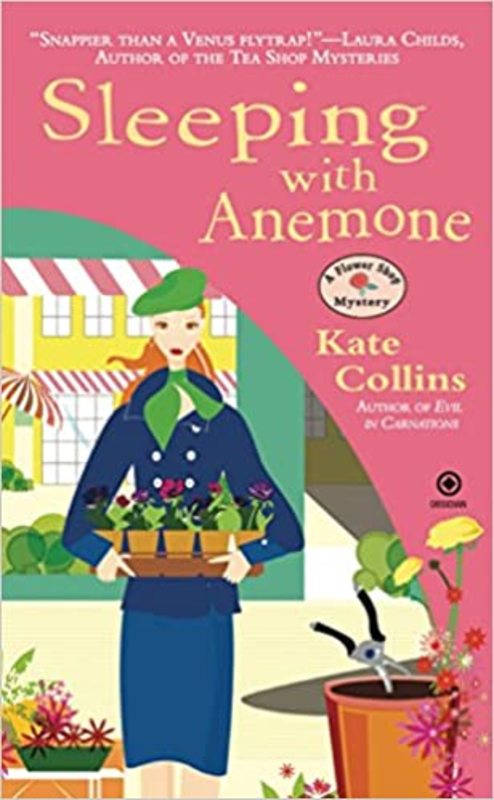 Book cover for "Sleeping with Anemone" by Kate Collins