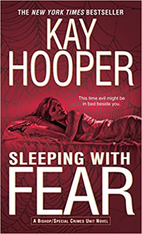 Book cover for "Sleeping with Fear" by Kay Hooper