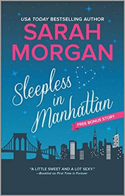 Book cover for "Sleepless in Manhattan" by Sarah Morgan