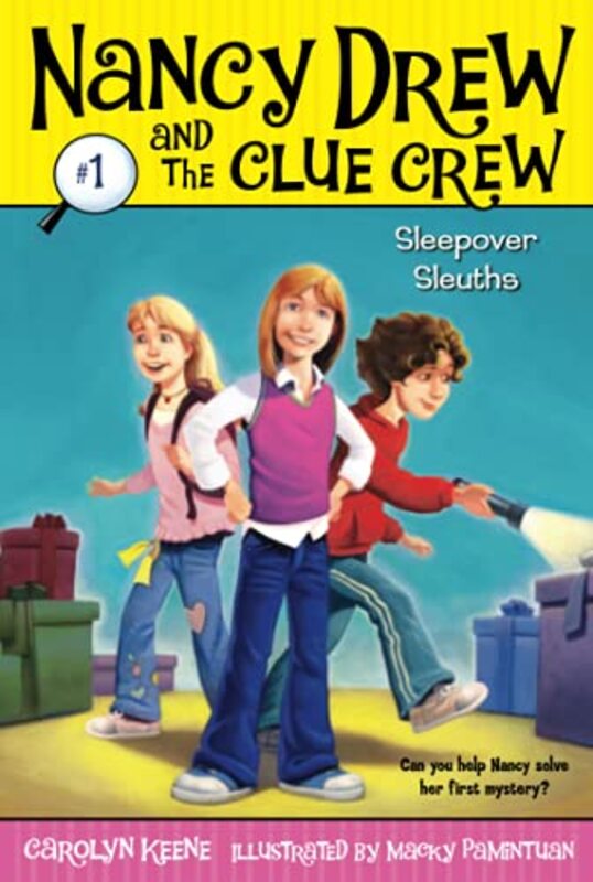Book cover for "Sleepover Sleuths" by Mildred A Wirt
