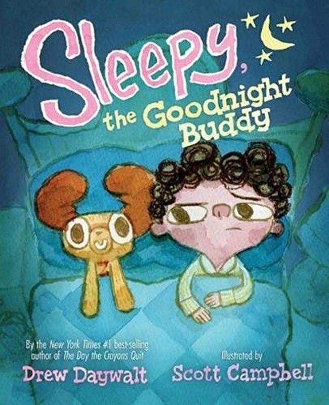 Book cover for "Sleepy, the Goodnight Buddy" by Drew Daywalt