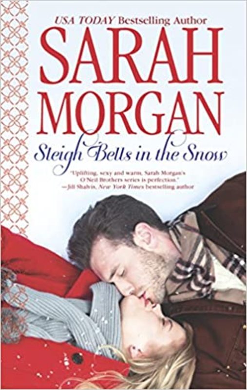 Book cover for "Sleigh Bells in the Snow" by Sarah Morgan